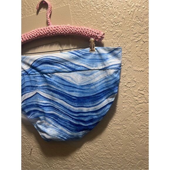 Outdoor Oasis Blue Marble Medium Coverage Swimsuit Bottom Woman’s 1X NEW - Picture 8 of 10